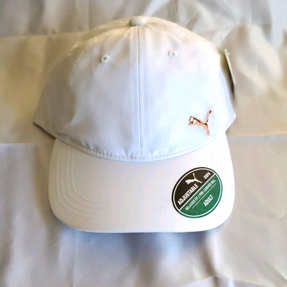 Puma White & Rose Gold Cap - Picture 1 of 6
